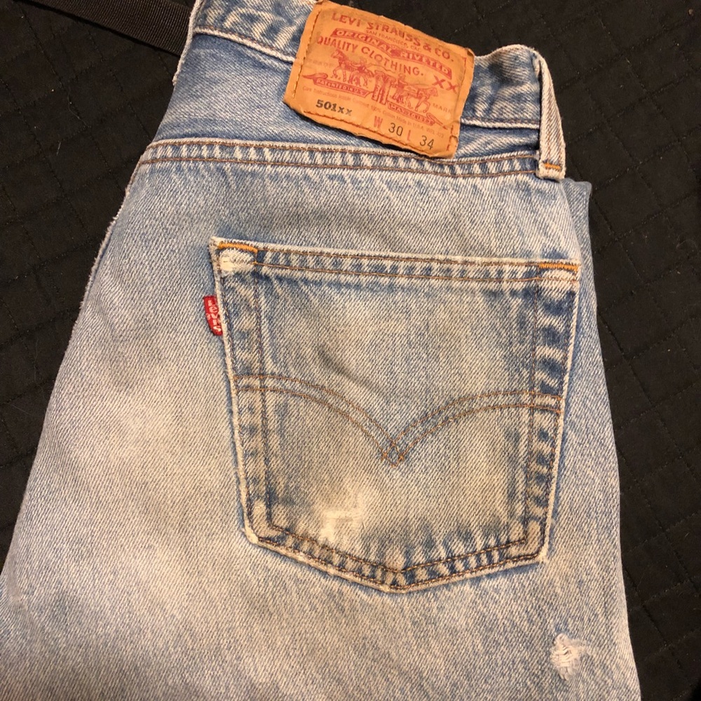 Vintage light wash Levi’s